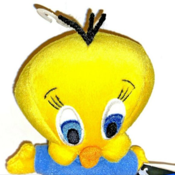 Tweety Bird Bean Bag Plush Toy Warner Bros Studio Store 1998 "...too CUTE" NWT - Picture 3 of 8